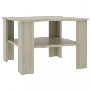 VidaXL Table Basse Chêne Sonoma 60 X 60 X 42 Cm Aggloméré 9