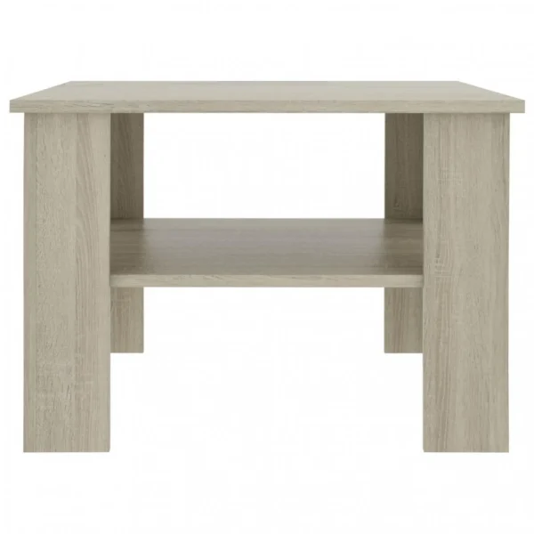 VidaXL Table Basse Chêne Sonoma 60 X 60 X 42 Cm Aggloméré 5