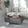 VidaXL Table Basse Gris 85x55x31 Cm Aggloméré 11