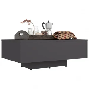 VidaXL Table Basse Gris 85x55x31 Cm Aggloméré 11