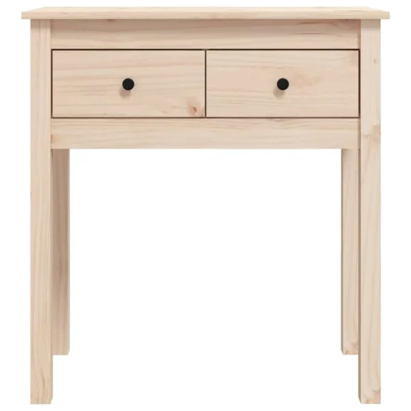 VidaXL Table Console 70x35x75 Cm Bois Massif De Pin 6