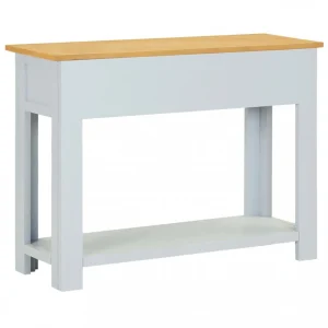 VidaXL Table Console 83x30x73 Cm Bois De Chêne Massif 13