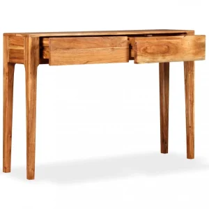 VidaXL Table Console Bois Massif 118 X 30 X 80 Cm 13