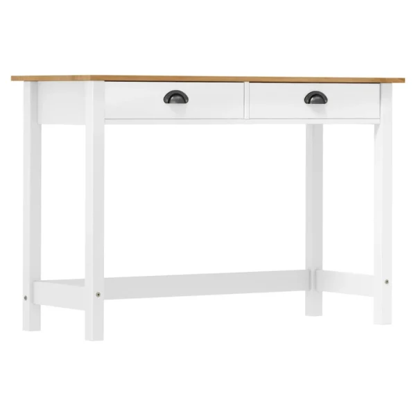 VidaXL Table Console Hill Avec 2 Tiroirs 110x45x74 Cm Pin Solide 1