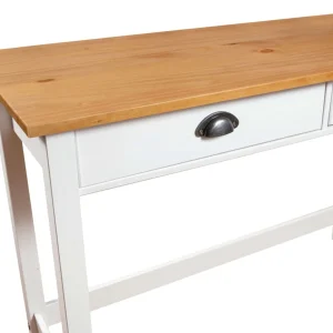 VidaXL Table Console Hill Avec 2 Tiroirs 110x45x74 Cm Pin Solide 13