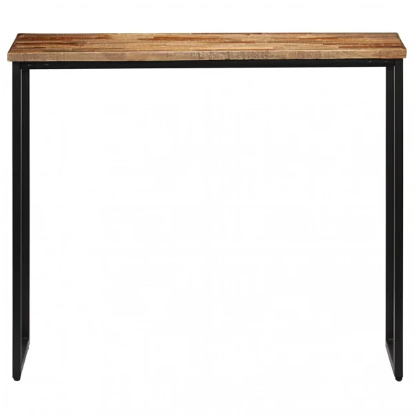 VidaXL Table Console Teck Recyclé Massif 90 X 30 X 76 Cm 5