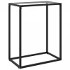 VidaXL Table Console Transparent 60x35x75 Cm Verre Trempé 8