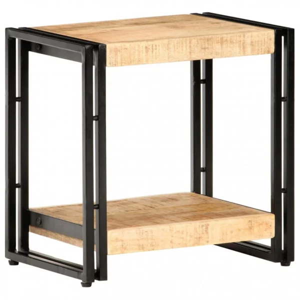 VidaXL Table D’appoint 40x30x40 Cm Bois De Manguier Brut 1