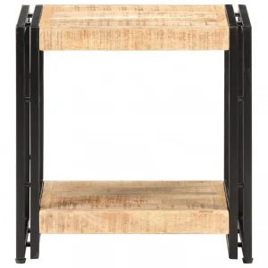 VidaXL Table D’appoint 40x30x40 Cm Bois De Manguier Brut 9