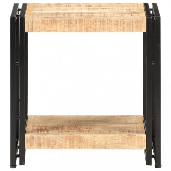 VidaXL Table D’appoint 40x30x40 Cm Bois De Manguier Brut 3