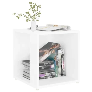 VidaXL Table D’appoint Blanc 33x33x34,5 Cm Aggloméré 9