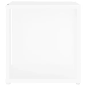 VidaXL Table D’appoint Blanc 33x33x34,5 Cm Aggloméré 13