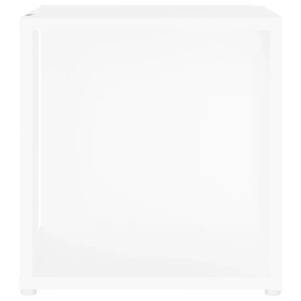 VidaXL Table D’appoint Blanc 33x33x34,5 Cm Aggloméré 5