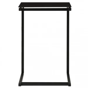 VidaXL Table D’appoint Noir 40x40x60 Cm Verre Trempé 9