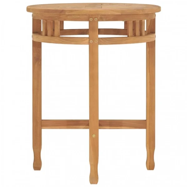 VidaXL Table De Bistro Ø60×60 Cm Bois De Teck Solide 3