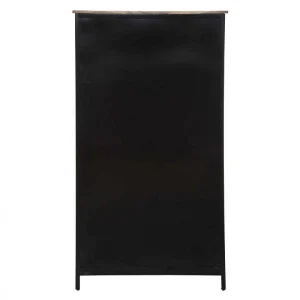 SANS MARQUE Vitrine 2 Portes Métal Et Verre Tibo Atmosphera – Noir 13