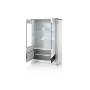 Modern Living Vitrine 4 Portes VERTIGO Blanc/chêne Gris 13