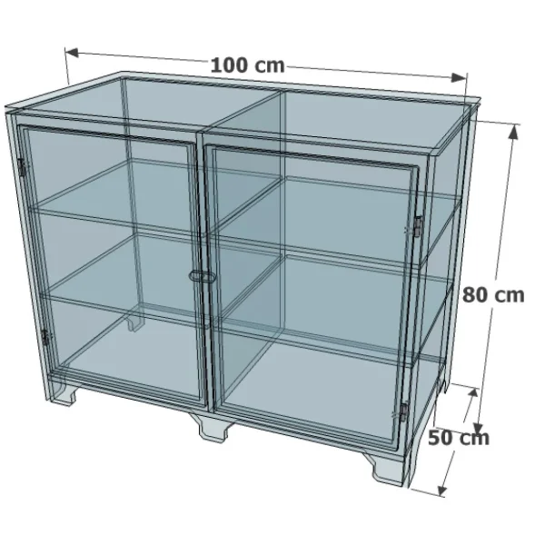 FORM XL Vitrine Basse Plexiglas 3