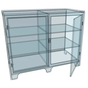 FORM XL Vitrine Basse Plexiglas 11