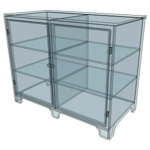 FORM XL Vitrine Basse Plexiglas 13