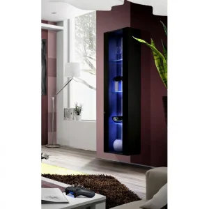 Ac-Deco Vitrine LED Murale Design Fly II 170cm Noir 6