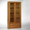 Visiodirect Vitrine Meuble De Rangement 2 Portes en Pin Massif Coloris Cerisier?… 14