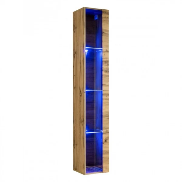 Ac-Deco Vitrine Murale LED Switch 180cm Naturel 1