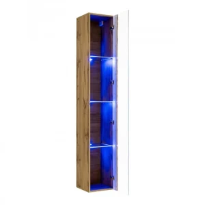 Ac-Deco Vitrine Murale LED Switch 180cm Naturel 6